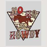 Ho Ho Howdy Western Horse Christmas Ready to Press DTF Transfer